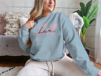 Self-Love Requires Bravery Modern Calligraphy Design for Sweatshirt